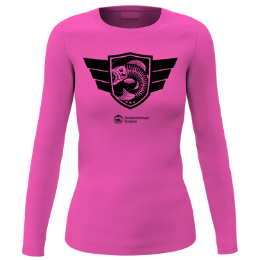 Fishing Air Force Women Long Sleeve Shirt